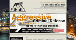 Desktop Screenshot of criminalattorneylongislandny.com